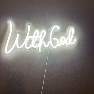 “With God “ Led light
